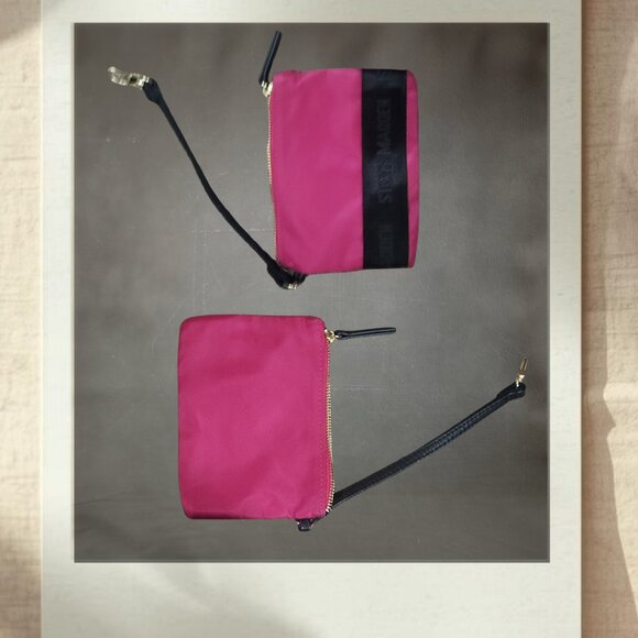 Steve Madden Pink Nylon Tote Bag | Crossbody with Removable Wristlet Set - Picture 7 of 7